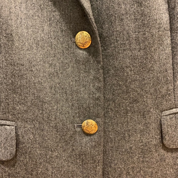Classic merino wool school boy blazer - Picture 2 of 4